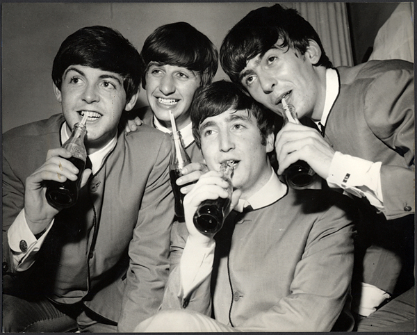 Beatles 1963 Vintage Stamped Photograph