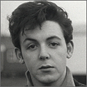 Paul McCartney Circa 1960 Vintage Stamped Photograph by Astrid Kirchherr
