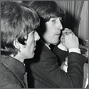 Beatles John Lennon 1966 Apology Press Conference Vintage Stamped Photograph