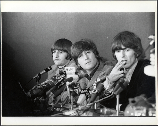 Beatles Original Stamped Photograph by Gloria Stavers