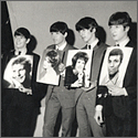 The Beatles 1963 "Juke Box Jury" Vintage Stamped Photograph