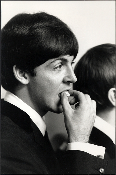 Paul McCartney 1963 "Thank Your Lucky Stars" Vintage Stamped Photograph