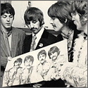 The Beatles 1967 "Sgt. Pepper" Launch Vintage Stamped Photograph by Chuck Pulin 