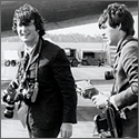 John Lennon & Paul McCartney 1965 "HELP!" Vintage Stamped Photograph by Gloria Stavers