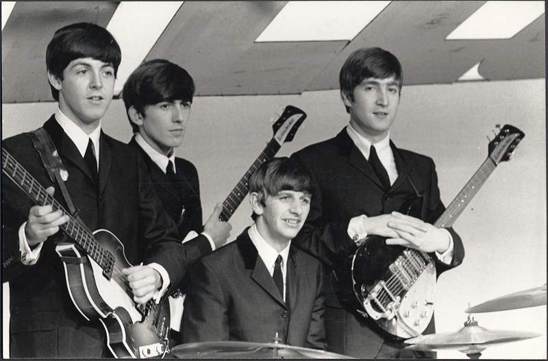 White the Beatles 1963