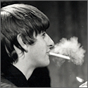 Ringo Starr 1964 "Ed Sullivan Show" Vintage Stamped Photograph