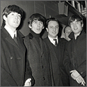 The Beatles and Ken Dodd 1963 Vintage Stamped Photograph 