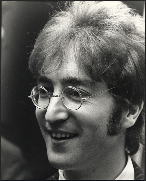 John Lennon 1967 "All You Need Is Love" Launch Vintage Stamped Photograph by Roberto Rabanne