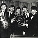 The Beatles 1962 "Merseybeat" Award Vintage Stamped Photograph