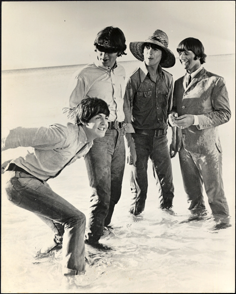 The Beatles 1965 "HELP!" Vintage Stamped Photograph