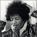 Jimi Hendrix Vintage Stamped Photograph by Roberto Rabanne