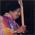 Jimi Hendrix Vintage Stamped Photograph by Roberto Rabanne