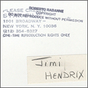 Jimi Hendrix Vintage Stamped Photograph by Roberto Rabanne