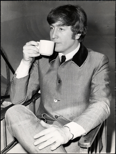 John Lennon Vintage Stamped Photograph