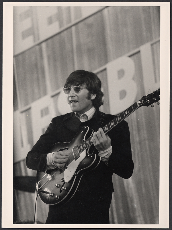 Lot Detail John Lennon 1966 Bravo Beatles Blitztournee Vintage Stamped Photograph