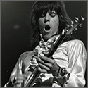 Keith Richards 1970 Vintage Stamped Photograph by Roberto Rabanne