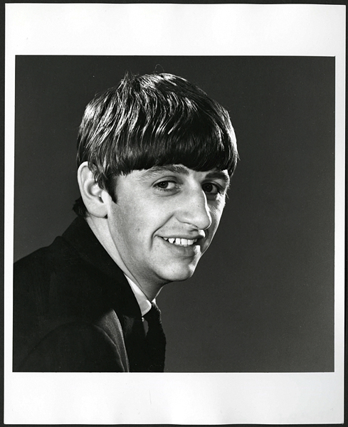 Ringo Starr 1963 Vintage Stamped Photograph by Dezo Hoffman