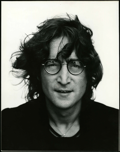John Lennon 1974  Vintage Photograph by Bob Gruen