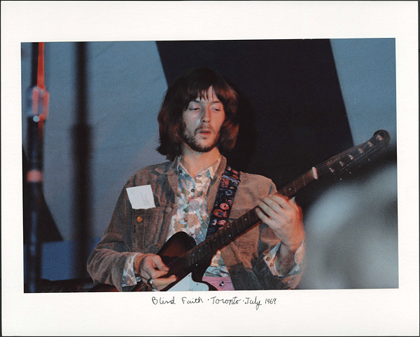 Eric Clapton (Blind Faith) 1969 Vintage Photograph
