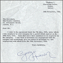 Beatles 1966 Signed The Beatles Limited Letters of Termination 