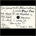 John Lennon Handwritten and Signed "John & Yoko" Note to George Martin 