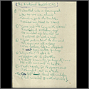 John Lennon Handwritten The National Health Cow Poem  Draft