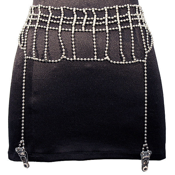 Britney Spears Worn Chain Garter Belt For "On Air With Ryan Seacrest" and "Star" Magazine