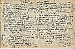 Bob Dylan Handwritten and Signed My Back Pages and Ballad In Plain D Working Lyrics