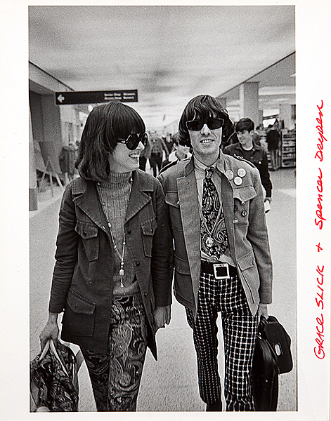 Grace Slick and Spencer Dryden Original Photograph by Jim Marshall