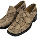 Metallica Lead Guitarist Kirk Hammett Snake Skin Designer Shoes by Perry Cox