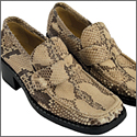 Metallica Lead Guitarist Kirk Hammett Snake Skin Designer Shoes by Perry Cox