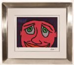 Ringo Star Signed Original "Help" Lithograph
