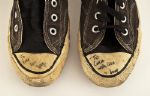 Larry Mullen Jr. Signed and Inscribed Worn Sneakers