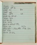 U2 Stylist's Measurement Book