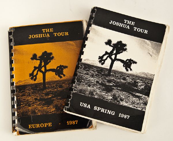 U2 Joshua Tree Tour Original Itinerary Books (2)