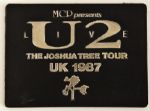 U2 Joshua Tree Tour Backstage Badge