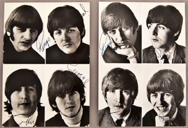 Beatles Original UK and US Official Fan Club Cards