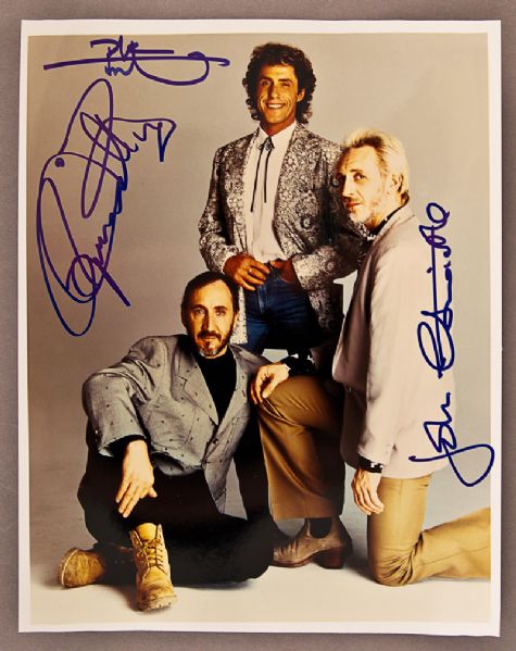The Who Signed Photograph
