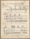 Bob Dylan Signed and Inscribed Don't Think Twice Sheet Music