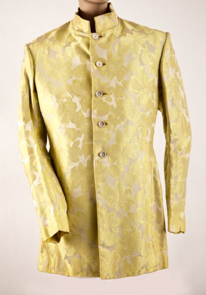 Paul McCartney Owned and Worn Gold Brocade "Dandie Fashions" Jacket Circa 1967