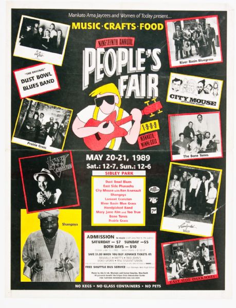 1989 Peoples Fair Original Poster