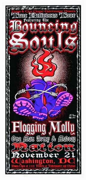 Bouncing Souls at Flogging Molly Original Poster