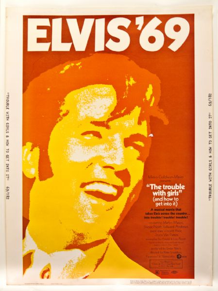 Elvis Presley Original "The Trouble With Girls" Movie Poster