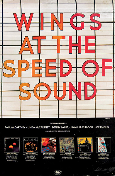 "Wings At The Speed Of Sound" Original Poster