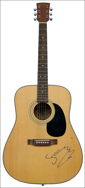 Sting Signed Acoustic Guitar