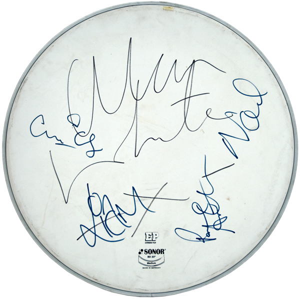 Oasis Signed Drumhead