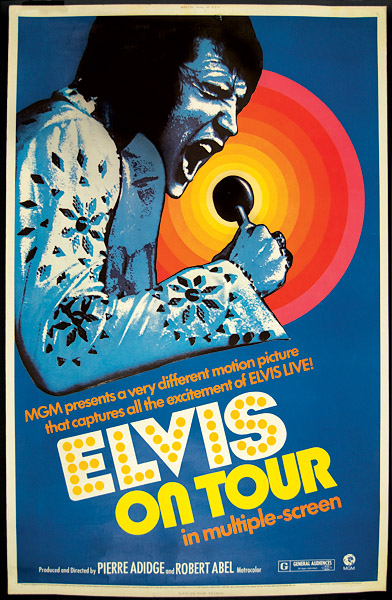 "Elvis On Tour" Original Movie Poster
