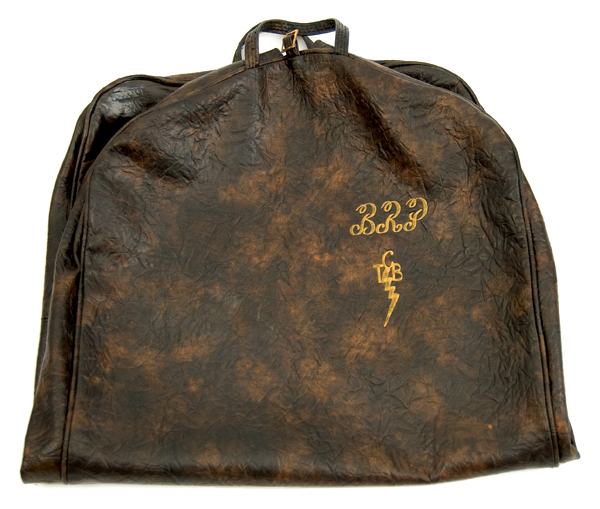 From The Bill Porter Collection: Personalized Leather Garment Bag