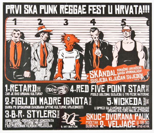 Privi Ska Punk Reggae Fest Original Poster