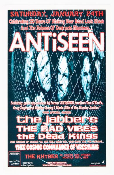 Antiseen at The Khyber Original Poster